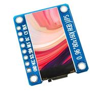 MoSundi Pantalla TFT ST7735S IPS LCD de 96 pulgadas, resolución de 80 x 160, interfaz SPI para proyectos de microcontrolador de 33 V, sin pines