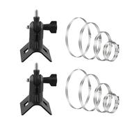 MoSundi Paquete de 2 soportes de montaje ajustables con tornillo de 1/4 pulgadas para eufyCam 1/2/2C/3/3C/E, para Arlo Pro 2/3 - Montaje en pared, techo, poste - rotación de 360, inclinación de 90