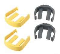 MoSundi Paquete de 4 clips C de repuesto para lavadora a presión Karcher K2 K3 Clip C 2 amarillo 2 conectores de manguera grises piezas de bloqueo