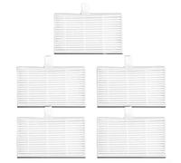 MoSundi Paquete de 5 filtros de repuesto para aspiradora ATVEL SmartGyro R80 Base, Cecotec Conga 2499, Ultra Home Advanced, papel de filtro blanco
