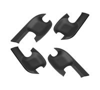 MoSundi Para Isuzu D-Max 2021-2024 - Juego de 4 tapas de manija de puerta exterior de ABS negro mate, elegante accesorio de repuesto resistente a la intemperie