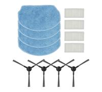 MoSundi Para Kabum para Smart 100 Robot Aspirador Piezas de repuesto Accesorios Bolsas Laterales para Mujer Limpieza Robot Bag Body Kit Almohadillas de Limpieza de Microfibra Bolsas de Polvo