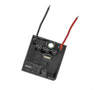 MoSundi Placa controladora de llave sin escobillas con interruptor LED y conector de 6 pines para Dongcheng 298, color negro