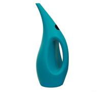 MoSundi Regadera de plástico con boquilla larga de 1,5 L y 2,5 L para jardín en casa, maceta ligera de gran capacidad con mango cómodo, verde, gris claro, gris oscuro (1,5 L verde)