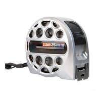 MoSundi Regla con hoja retráctil de acero inoxidable diseñada para condiciones húmedas o sucias donde la durabilidad y son esenciales (7,5 m25)