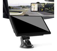 MoSundi Sistema de navegación GPS para coche y camión de 7 pulgadas con mapas del Reino Unido, guía de voz, pantalla de alto brillo, reproducción multimedia, color negro