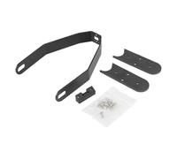 MoSundi Soporte de metal contra salpicaduras para scooters Xiaomi M365, Pro, Pro2, 1S - Soporte de guardabarros trasero de aluminio con adaptador y hojas de ranura, fácil instalación sin herramientas