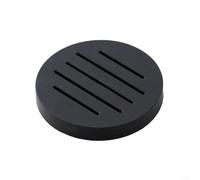 MoSundi Soporte de pantalla de filtro de café, rejilla de malla de silicona para máquina espresso, herramienta de limpieza, negro