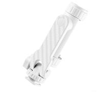 MoSundi Soporte de teléfono de zapata fría dual con cabezal de bola giratorio de 360°, abrazadera ajustable para smartphone, micrófono y luz LED, compatible con tornillo de trípode de 1/10.2 cm-20