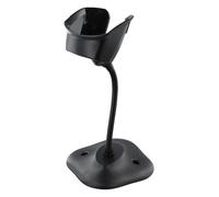 MoSundi Soporte para escáner Zebra Symbol DS2208 DS4308 DS8108 y modelos compatibles, altura ajustable con base antideslizante, soporte de brazo de acero, ABS negro