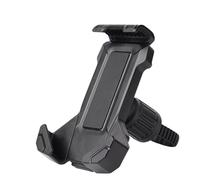 MoSundi Soporte para teléfono de bicicleta, a prueba de golpes y resistente al agua, soporte ajustable para iPhone 15/14/13 Pro Max, Samsung Galaxy S24/S23 Ultra, color negro