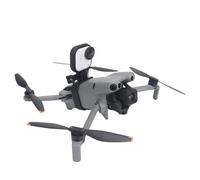 MoSundi Soporte superior para DJI para Mini 5 Pro, adaptador de ángulo ajustable con tuerca de 1/4 para cámaras de acción, luces de relleno y accesorios, diseño plegable