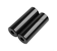 MoSundi Stunt Pegs - Reposapiés de acero de 10 mm y 14 mm, montaje de eje para trucos de rueda trasera, accesorios antideslizantes para bicicleta, color negro (A)
