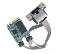 MoSundi Tarjeta de red Gigabit Ethernet M.2 Key E 2.5G RTL8125B Adaptador PCIe con puerto RJ45 compatible con Windows y Linux, PCB de tamaño estándar
