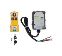 MoSundi YU-2S - Mando a distancia industrial para grúa de elevación eléctrica y transportador, 800 MHz RF, DC24V/AC220V/AC380V, metal y plástico, impermeable, resistente al aceite, anticaídas DC24V