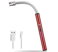MOSUO Mechero Eléctrico USB Recargable, Encendedor Electrico Encendedor de Cigarrillos, Resistente al Viento sin Llama para Cocina,Cigarrillos, Velas, Barbacoas,Gas