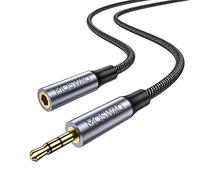 MOSWAG 2.5mm Male to 3.5mm Female Stereo Audio Jack Adapter,2.5mm Balanced Male to 3.5mm Stereo Jack Cable for Astell&Kern AK240 AK380 AK320 onkyo DP-X1 FIIO X5III XDP-300R iBasso DX200
