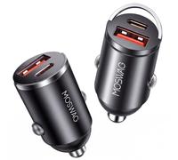 MOSWAG 45W Car Charger Fast Charging, Car USB Quick Charge PD | USB C Cigarette Lighter Charger Compatible with iPhone 17/16/15/14/Pro Max, iPad, Samsung Galaxy S24 S23 S22