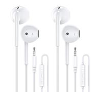 MOSWAG Auriculares In Ear con Cable y Microfono, Auriculares con Micrófono y Cable Cómodo Reducción Ruido Sonido Estéreo Control de Volumen para Samsung, Xiaomi,iPad, Huawei