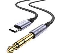 MOSWAG Cable de Audio estéreo de USB C a 6,35 mm,Cable de audio de USB tipo C a 6,35 mm TRS para amplificador,Auriculares para monitor,Mezclador para consola de mezcla,Amplificador(10M)