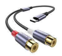 MOSWAG Externe USB DAC Soundkarte Klinke Audio Interface Adapter, Hi-Fi | Der Mikrofonanschluss des Audio Splitter Dient zur Aufnahme, die Kopfhörerbuchse zum Monitoring，Arbeitsassistent für Podcasts