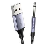 MOSWAG USB a DC 2.5mm Cable de Carga, Cable de Carga de Repuesto DC 2,5 mm para Masajeadores (1M)