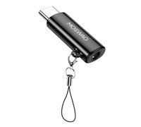 MOSWAG USB C a 3.5mm Jack,Typc C a 3.5mm Aux Adaptador de Auriculares,USB C a Aux Audio Adaptador de aleación de Zinc para Samsung GalaxyS23 S22 S21 Ultra,Pixel 7/6 iPad Pro/Air/Mini Oneplus 10 Pro