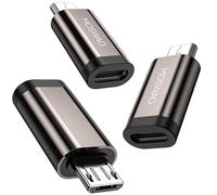 MOSWAG USB C Converter Micro Adapter, USB C Converter Micro Adapter, Adecuado para Samsung Galaxy S7 Edge, S6, S6 Edge C Converter Micro Adapter (3Pack)