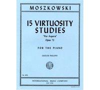 MOSZKOWSKI - Estudios de Virtuosidad Op.72 para Piano (Philipp)