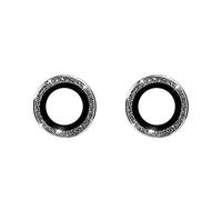 Mota del Caso del Compatible with iPhone Se Adecuado para iPhone 14/14 Plus Protector de Lente de cámara 9H Cubierta de cámara de Vidrio Anillo de Metal Funda Metalica Compatible with (C, One Size)