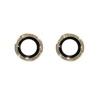 Mota del Caso del Compatible with iPhone Se Adecuado para iPhone 14/14 Plus Protector de Lente de cámara 9H Cubierta de cámara de Vidrio Anillo de Metal Funda Metalica Compatible with (F, One Size)