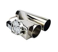 Mota Válvula de escape flap control eléctrico coche 76 mm 3,0 pulgadas línea tubo silenciador sport racing control remoto acero inoxidable cromado kit universal