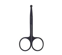 Motanar Tijeras de Acero Inoxidable para Pelo de Nariz, Orejas, Cara, Pelo de Pata, Multicolor, para Perros y Mascotas, Punta Redonda, de 3.5 Pulgadas