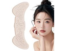 Motas de maquillaje con purpurina facial, parches de maquillaje que brillan | Parches luminosos para manchas faciales | Pegatinas temporales con cara de pecas con purpurina dorada para el hogar, festi