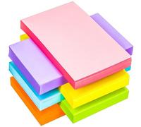 MotBach 280 tarjetas de índice de colores en blanco, tarjetas flash de 3 x 5 pulgadas, tarjetas de notas, tarjetas de notas coloridas en blanco, cuadernos de notas de 3 x 5 pulgadas, tarjetas de notas