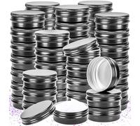 MotBach Paquete de 30 tarros de lata de 2 onzas, latas de metal de 60 ml, recipientes de aluminio de 2 onzas con tapa de rosca para barras de loción, especias, bálsamos, bálsamos para barba, artículos