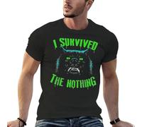 MOTdaNAQ I Survived The Nothing Neverending Story T-Shirt Black XXL