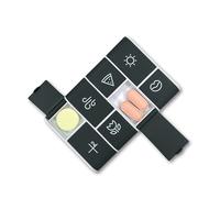Mote Pastillero tamaño tarjeta de crédito, pastillero para llevar medicamentos, 7 días, organizador semanal, pastillero, pequeño, pequeño, viaje, mote, medicina (mini Moonpie)