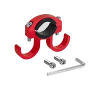 Motena Gancho for bolsa colgante de patinete eléctrico, compatible con Ninebot Max G30, G30D, F20, F30 y F40 Gancho para accesorios de scooter(Red)