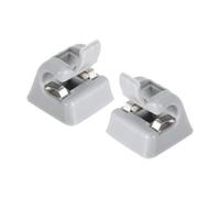 Motenna 2 clips for visera de coche, Compatible for Mercedes benz, 300TE 26-810-00-12-8412, accesorios interiores, soporte gancho plástico gris Soporte de clip para parasol interior