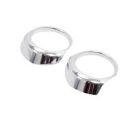 Motenna Embellecedor de cubierta luz antiniebla delantera for Ford, Edge 2015-2016, embellecedor bisel, accesorios faros cejas párpados