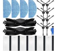 Motenna Vacuum Cleaner Brush Replacement Parts Fit For Tikom G8000 G8000Pro/Laresar Evol 3S Robot Main Side Hepa Filter filtros de Barrido de Bordes