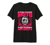 Motera Divertido Tengo Mi Propio Motorista Motociclist Camiseta Premium