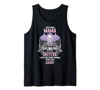 Motera Mamá motera Vintage Camiseta sin Mangas