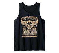 Motero de los 70 del Sweet Home Alabama 74 Rock Festival Camiseta sin Mangas