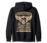 Motero de los 70 del Sweet Home Alabama 74 Rock Festival Sudadera con Capucha