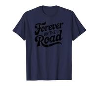 Motero de Viaje Vintage Forever On The Road Camiseta