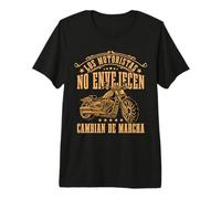 Motero Divertido Regalo para Motorista Que No Envejece Moto Camiseta Premium