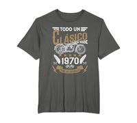 Motero Todo Un Clásico Nacido En 1970 Cumpleaños Camiseta