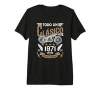 Motero Todo Un Clásico Nacido En 1971 Cumpleaños Camiseta Premium